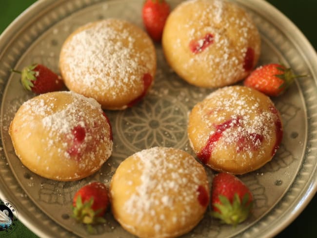 Beignets aux fraises