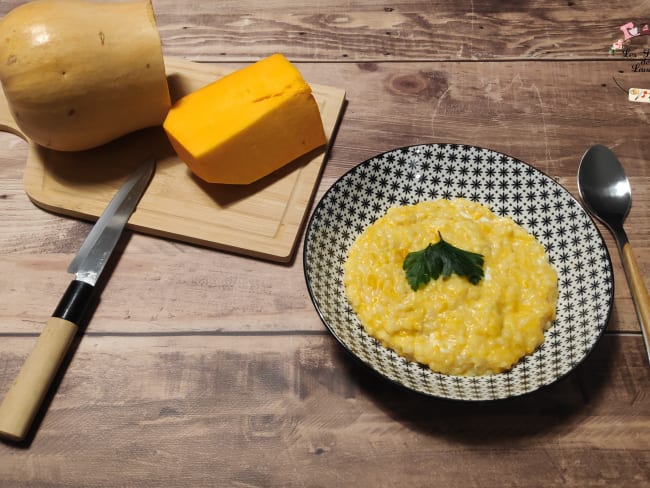 Risotto butternut et chèvre frais