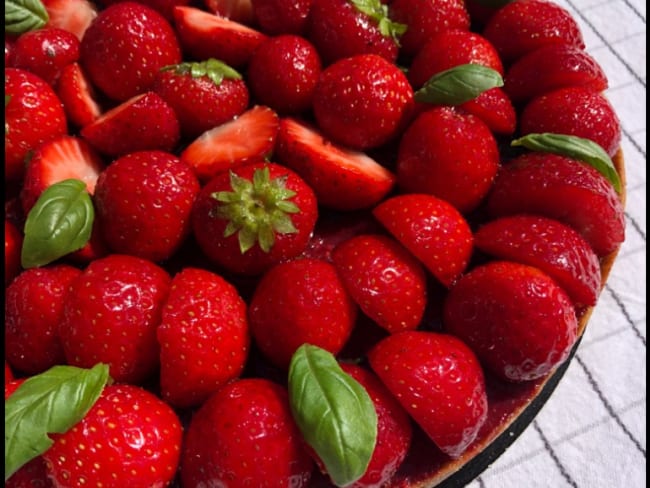 Tarte aux fraises