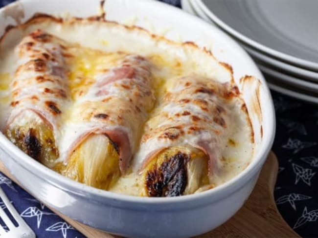 Endives au jambon à la béchamel