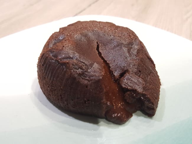 Gâteau coulant au chocolat sans beurre et sans gluten