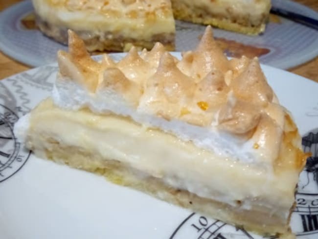 La tarte à la banane meringuée