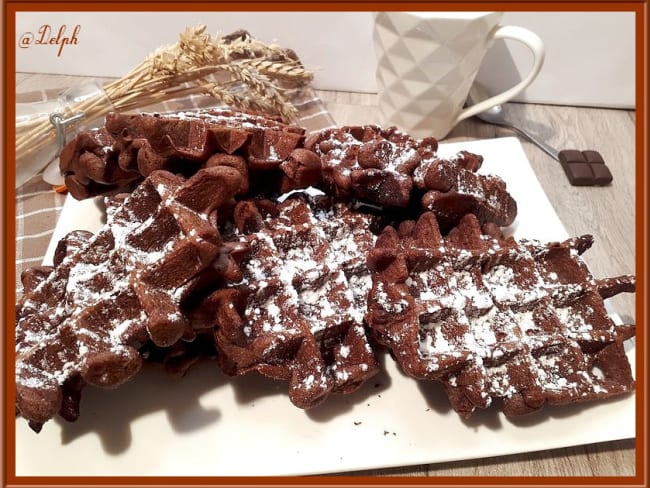 Gaufre brownie