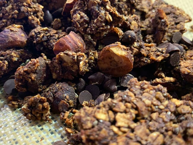 Granola Chocolat / Noisettes avec des grosses pépites