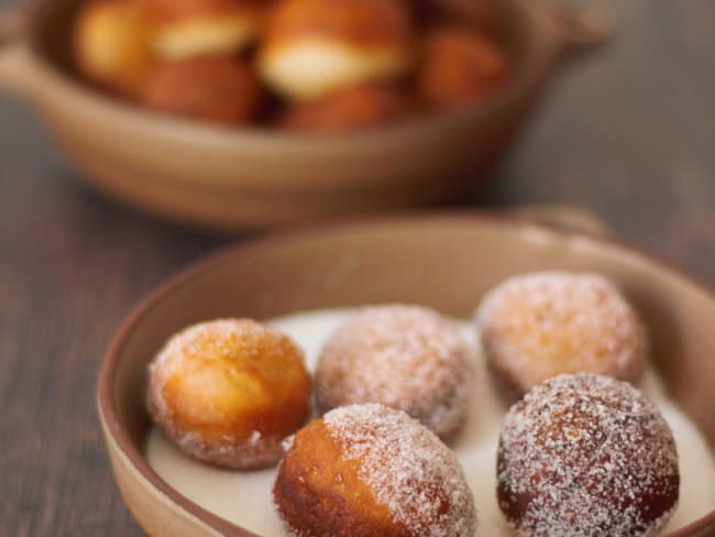 Beignets sans pétrissage