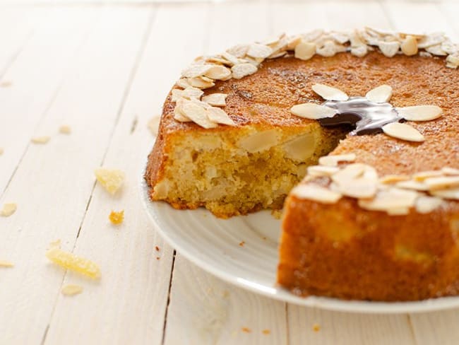 Gâteau poire et gingembre sans gluten