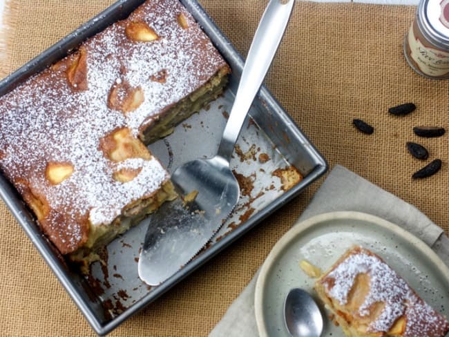 Gâteau moelleux pommes poires