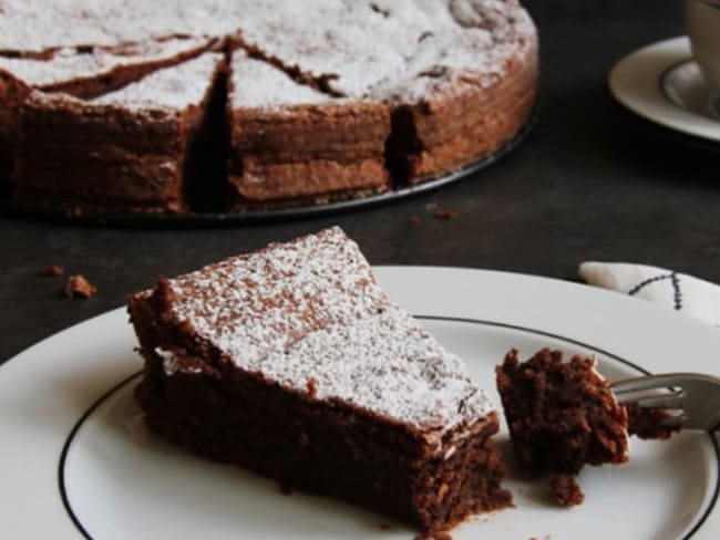 Torta Caprese : Gâteau au Chocolat et Amande