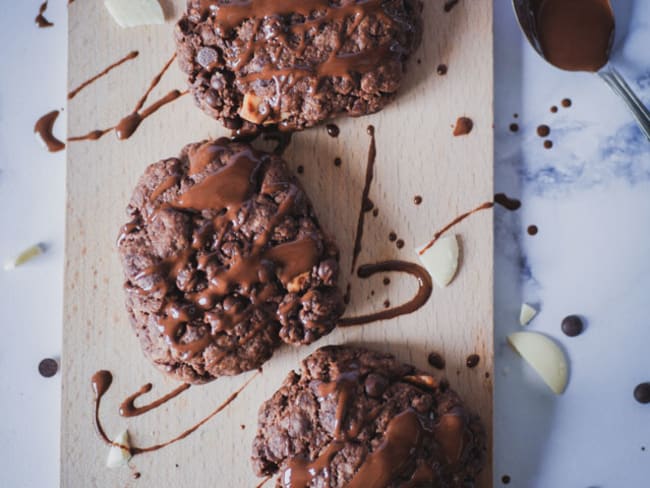 Cookies au chocolat healthy sans oeuf sans beurre