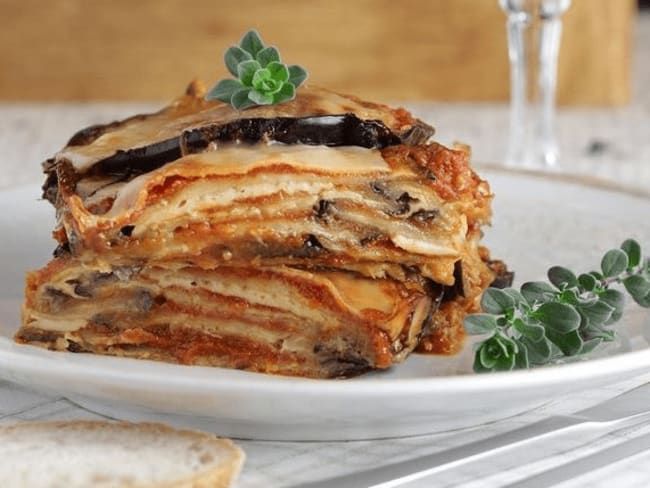 Aubergine Parmigiana à la Napolitaine