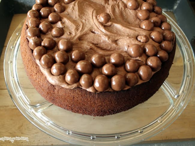 Gâteau au chocolat aux Maltesers