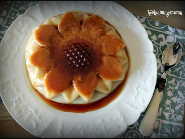 Flan au caramel façon flamby