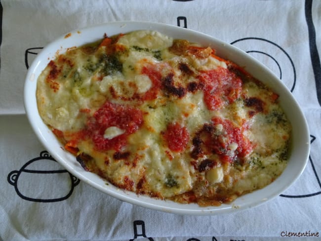 Lasagnes de légumes au pane carasau