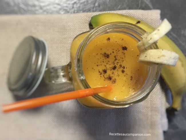 Smoothie mangue banane