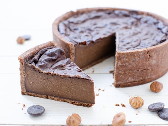 Flan au chocolat sans gluten