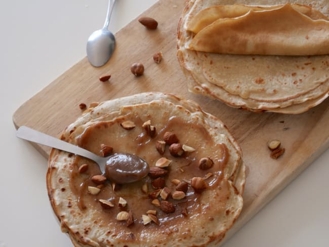 Crêpes vegan fines et moelleuses