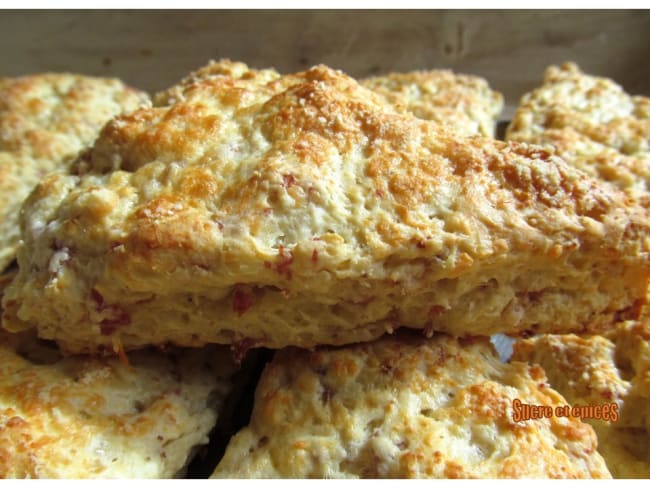 Scones au jambon du pays et fromage