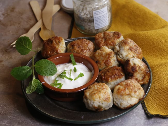 boulette de poulet à la menthe