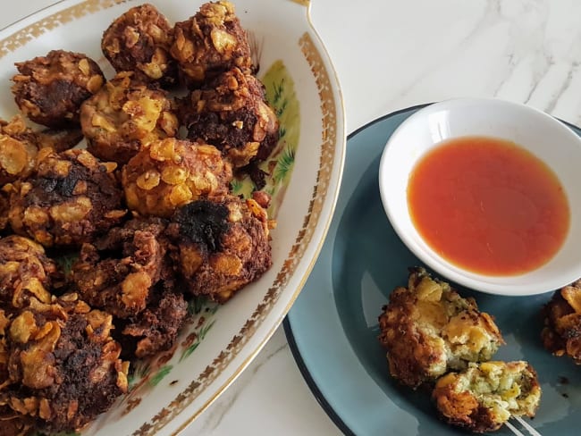 Boulettes de pommes de terre et aux épinards frais