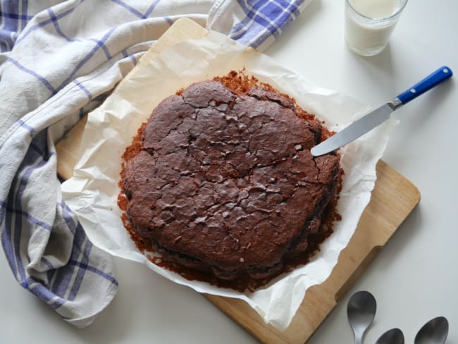 Gâteau moelleux vegan au yaourt et au chocolat