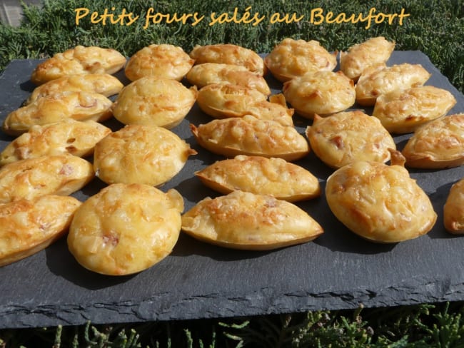 Petits fours salés au Beaufort