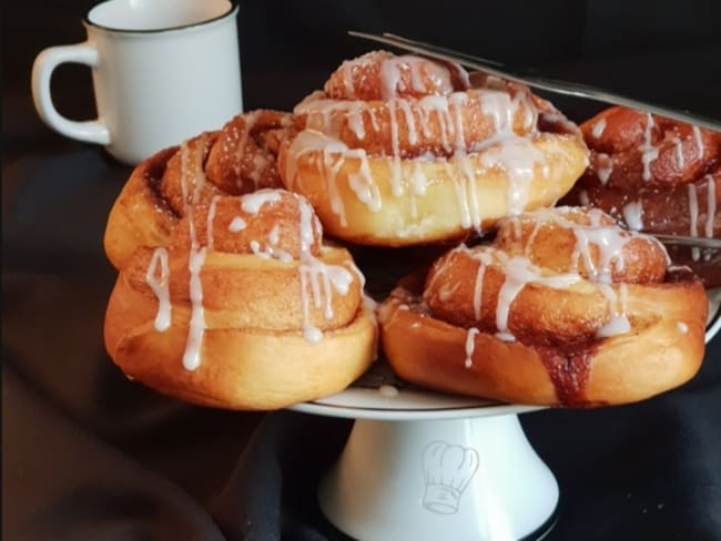 Kanelbulle ou cinnamon rolls à la vergeoise et cannelle