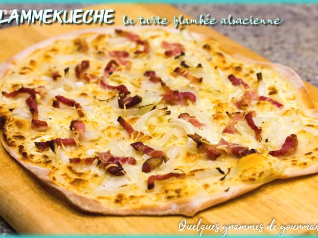 Flammekueche, la tarte flambée alsacienne