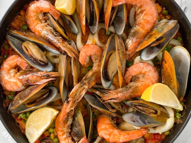 « Paella de marisco » - Paella aux fruits de mer