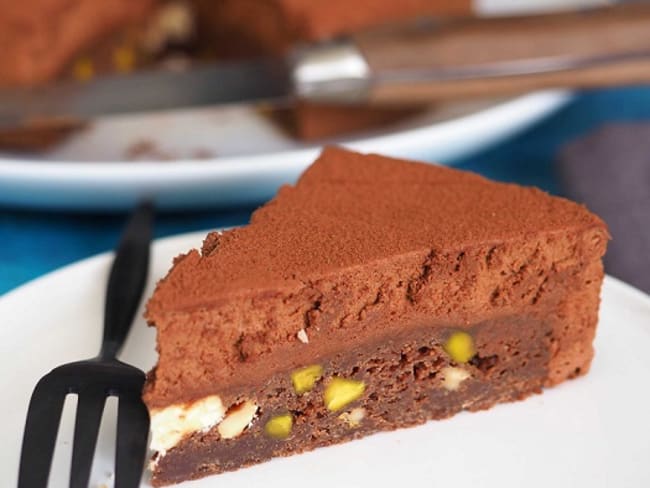 Le Gâteau au Chocolat et fruits secs de Sébastien Bouillet