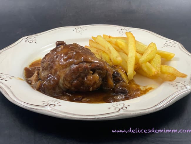 Hauts de cuisses de poulet sauce Lapin