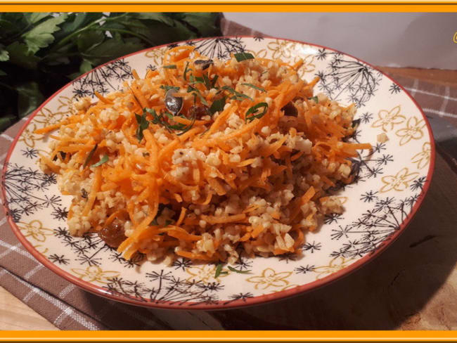 Salade de boulghour et carottes