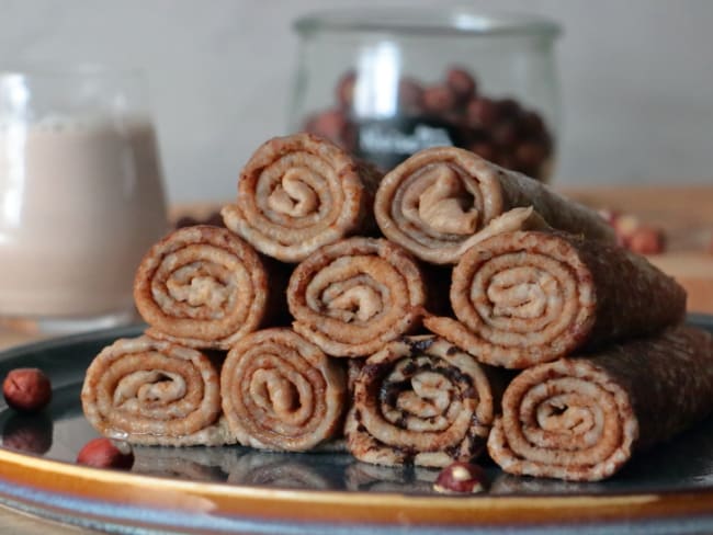 Crêpes au lait de noisette pour la chandeleur