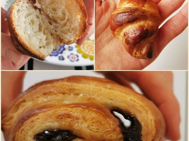 Chocolatines et croissants