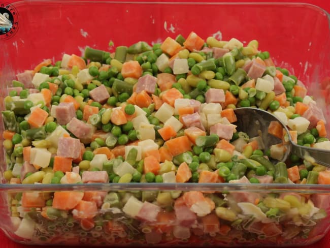 Salade printanière au jambon