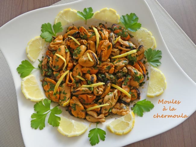 Moules à la chermoula