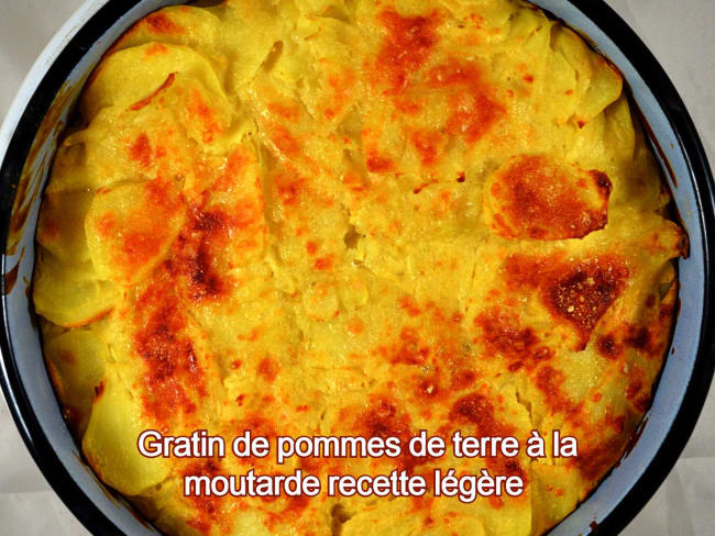 Gratin de pommes de terre à la moutarde : une recette légère