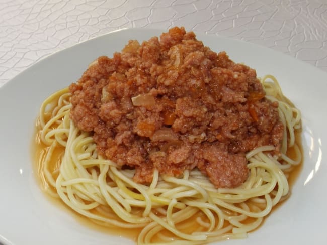 Sauce bolognaise au jambon