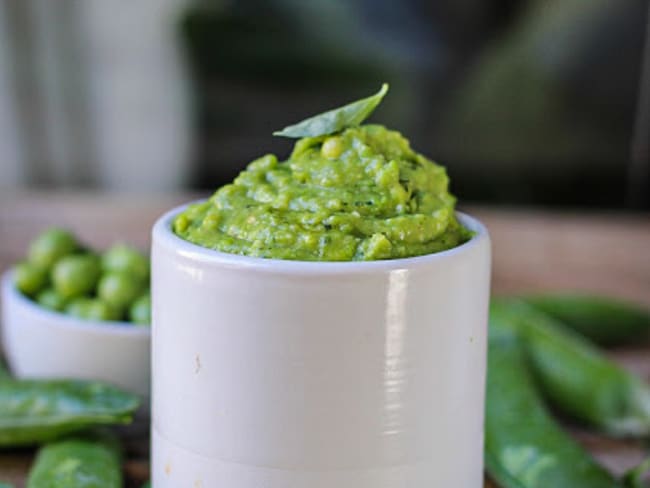 Pesto de petits pois