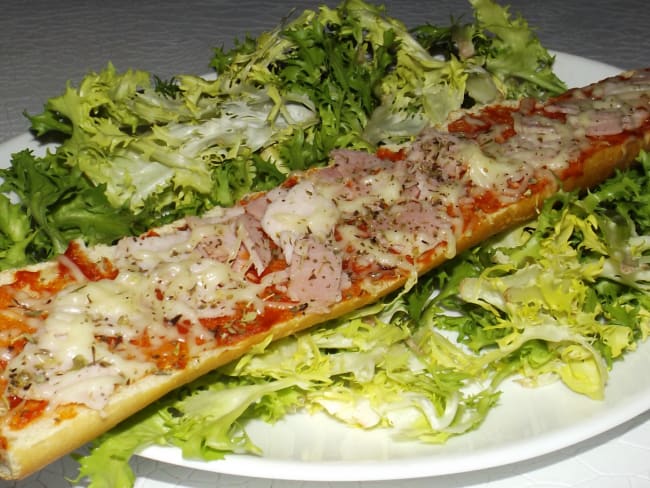 Pizza-baguette