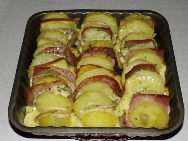 Tian avec restes de raclette