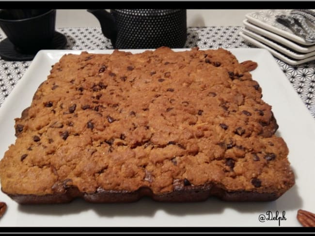 Délice craquant aux noix de pécan et chocolat