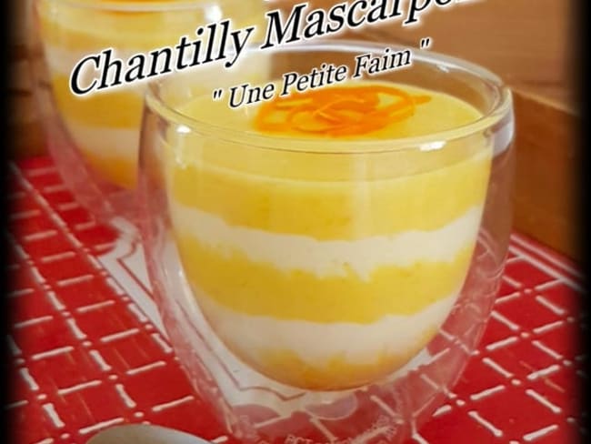 Duo orange curd et chantilly mascarpone