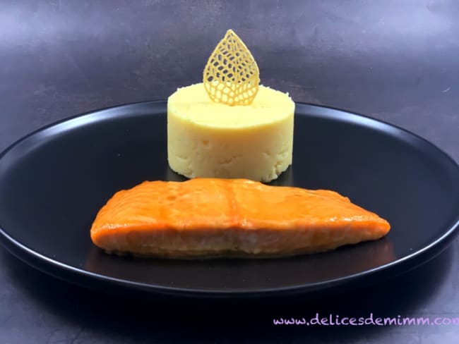 Filet de saumon laqué au sirop d’érable