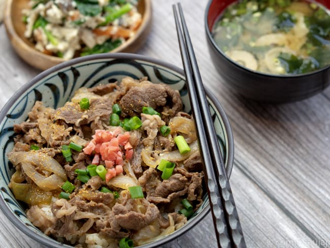 Gyudon- Bol de riz et boeuf