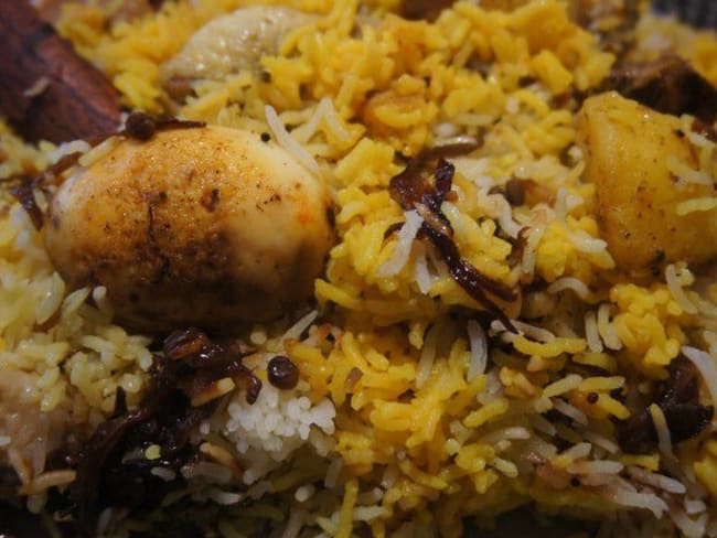 Briani de poulet-Biryani poulet Mauricien