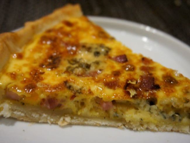 Quiche auvergnate à  la fourme d'Ambert