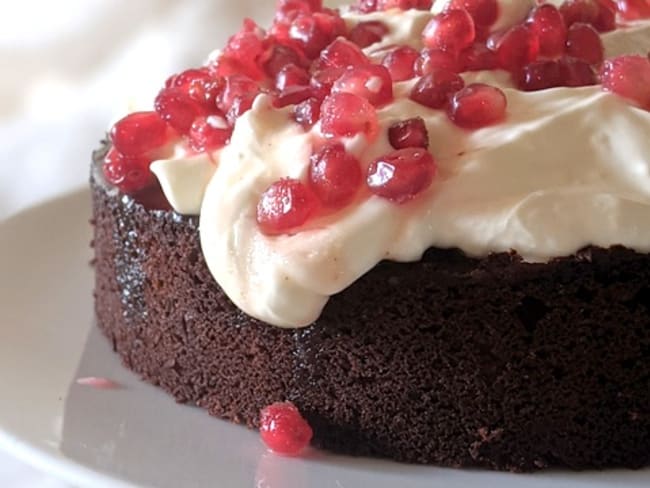 Pomegranate passion cake