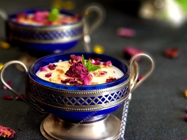 Mhalbi à la rose pour le ramadan