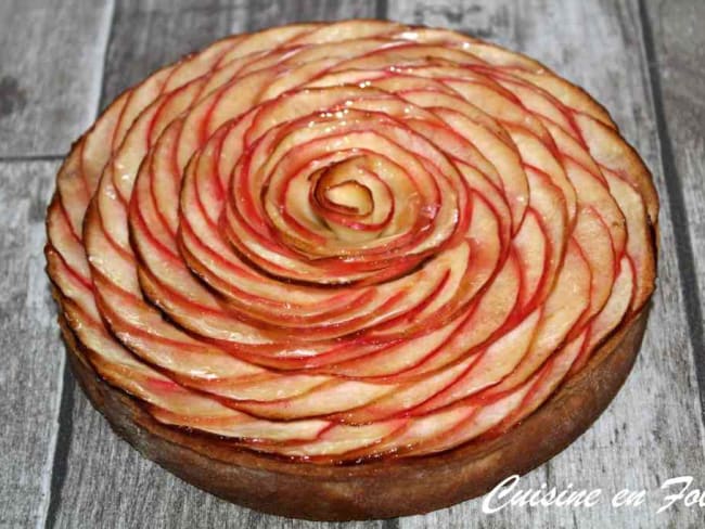 Tarte aux pommes façon Cédric Grollet