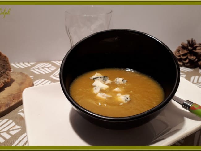 Velouté de poireau, patate douce et gingembre au Thermomix